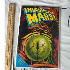 Invaders From Mars #3‎ Eternity Comics 1990 Pennington Cover